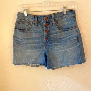 Madewell High Waisted Denim Shorts - Size 27
